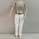 thumbnail image 2 of Pantalones Para Mujeres, Conjunto De Camisetas Con Cinturón, 1/6 De , Ropa De Para Mujeres Para '' Kumik Yotijar 1/6 camiseta femenina jeans, 2 of 10