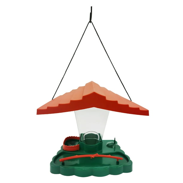 WREA Plastic Wild Bird Feeder Bird Food Container Bird Feeding Tool