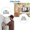 thumbnail image 4 of Wired Video Intercom System, IR Night Vision Video Intercom System  for Apartments US Plug, 4 of 7