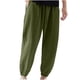 thumbnail image 1 of Pantalones largos para hombre, de color liso, con bolsillo y cordón, informales, juveniles, versátiles, deportivos, de gran tamaño., 1 of 8