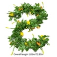 thumbnail image 2 of Tahtuvzn Home Decor Clearance! Simulated Lemon False Flower Vines Staircase Door Decoration Simulated False Flower Decoration 72.83in, Gifts for Friend, 2 of 6