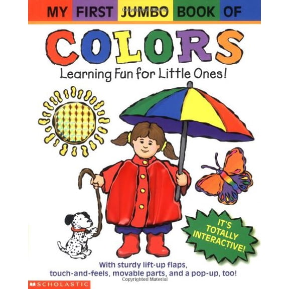 Pre-Owned My First Jumbo Book Of Colors (Hardcover) 0439324467 9780439324465