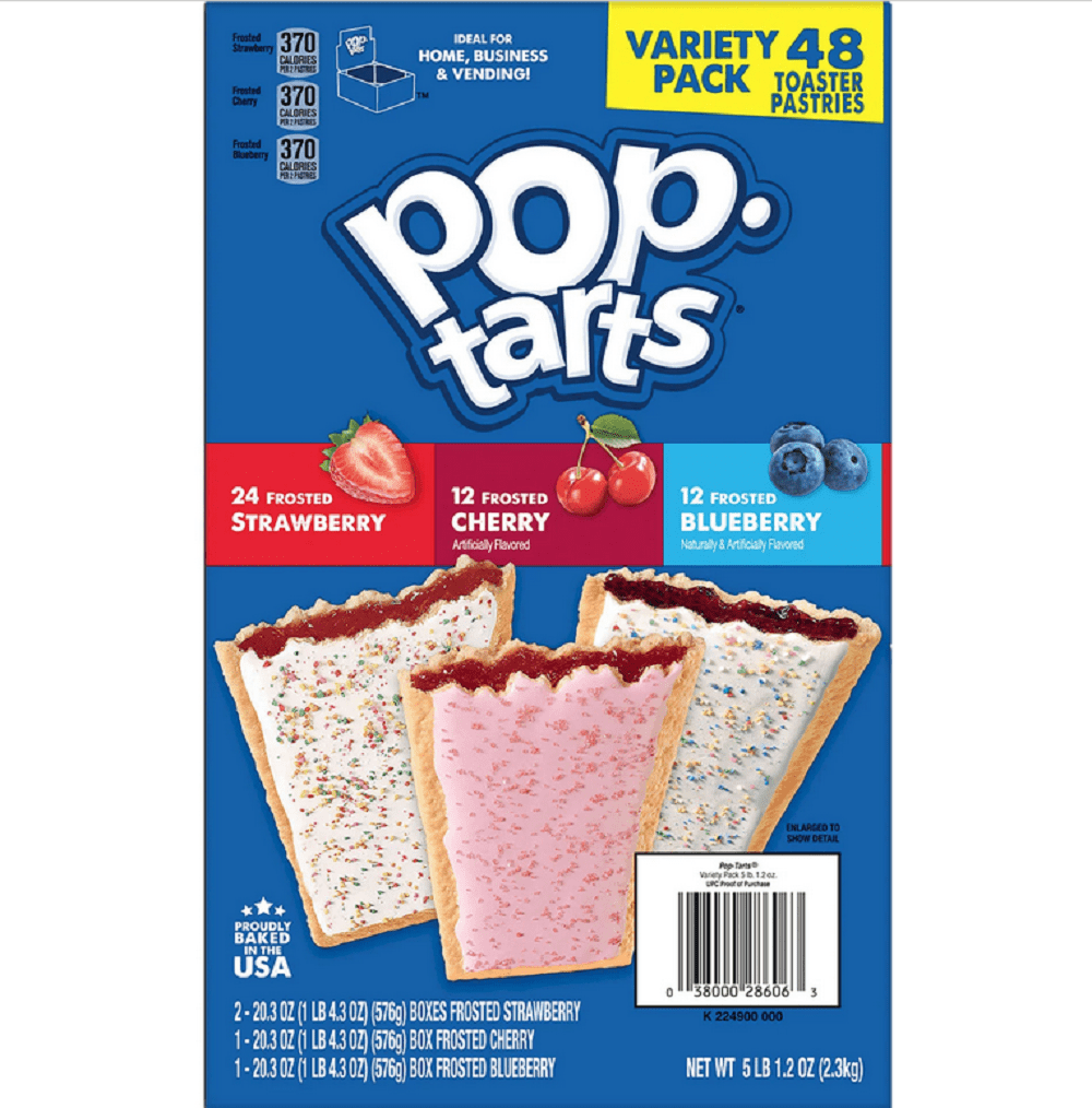 Pop-Tarts, Breakfast Toaster Pastries, Variety Pack, 48 Ct, 81.2 Oz
