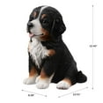 thumbnail image 4 of Hi-Line Gifts Sitting Bernese Mountain Puppy Outdoor Garden Statue - 12.5", 4 of 5