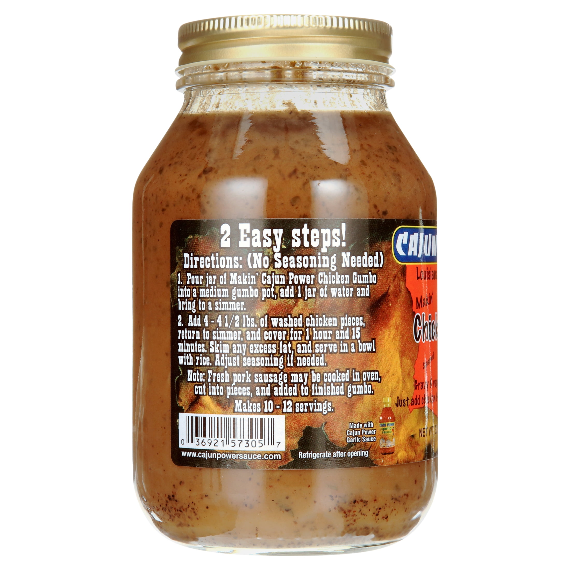 (6 pack) Cajun Power Chicken Gumbo, Spices & Seasoning
