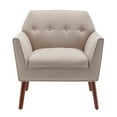thumbnail image 6 of Convenience Concepts Take a Seat Andy Accent Chair, Sandy Beige Fabric/Espresso Legs, 6 of 11