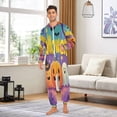 thumbnail image 5 of IAUYY Unisex Adult Onesie Pajamas Ultra-Soft Crystal-Soft Fabric, Halloween Adult Onesie Pajamas Adults,With a Zipper Plus Size Onesie Pajamas, Storybook Illustrations, 5 of 7