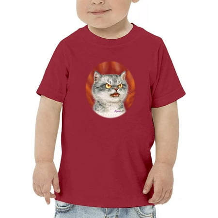 

Angry Cat T-Shirt Toddler -Kayomi Harai Designs 3 Toddler
