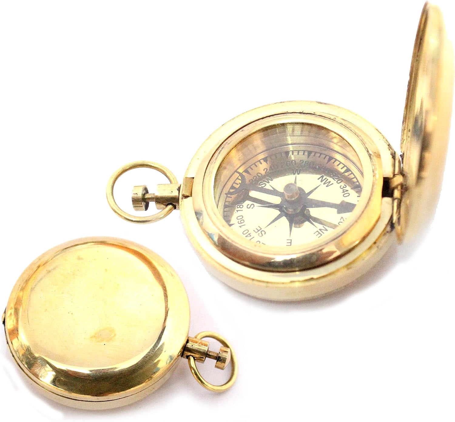 Nautical Collectible Retro Style Compass Decorative Gift Item Brass Finish Compass
