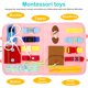 thumbnail image 2 of Tablero Ocupado Para Niños Pequeños, Tablero Sensorial, Juguetes Para Niños Pequeños, Tablero De Actividades Montessori, Juguetes Sensoriales, Tablero De Fieltro, Juguetes Preescolares, Tablero De Apr Muyoka Hogar, 2 of 6