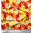 thumbnail image 1 of Soimoi Rayon Fabric Lemon Slice,Cherry & Watermelon Fruits Fabric Prints by Yard 56 Inch Wide, 1 of 1