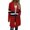 Red, variant on Vedolay Long Cardigans for Women 2023 Full-Zipper Stand Collar Sweater Gray,XL
