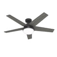 thumbnail image 2 of Ventilador de Techo Hunter con Luz LED Apto para Interior y Exterior color negro mate, 2 of 11