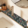 thumbnail image 2 of Yayeee Faucet Mat for Kitchen Sink 14.7" Diatomite Long Splash Guard Pad, Green Christmas, 2 Pack, 2 of 7