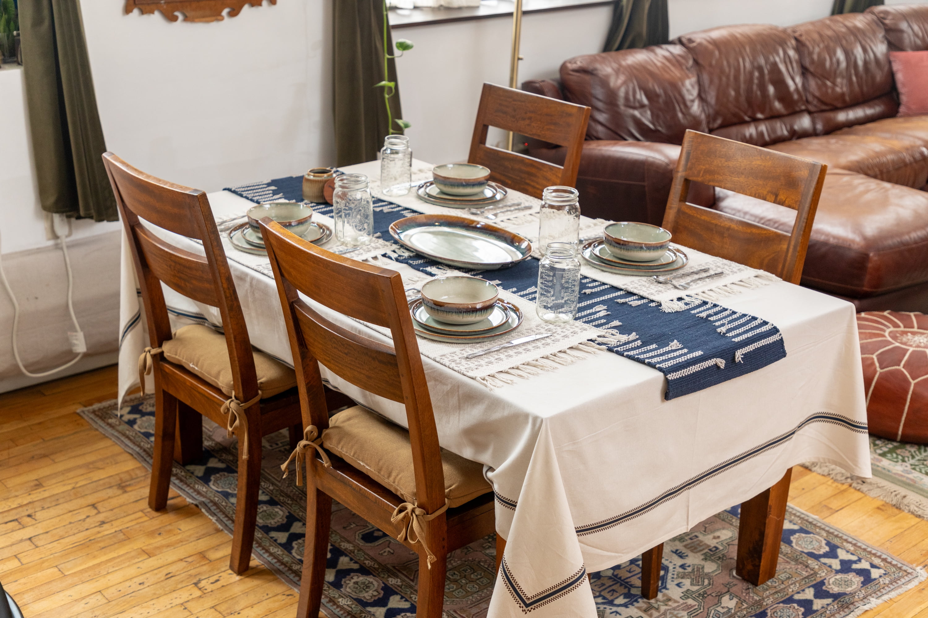 Yellowstone Rectangle Tablecloth 102", Kayce Collection