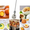 thumbnail image 2 of Stainless Steel Egg Topper Cracker, Professional Eggshell Opener Tool for Soft Boiled Eggs, Homemade Glutinous Rice Eggs, Kitchen Gadget for Precise Egg Shell Cutting, 2 of 5