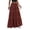 Red, variant on Polka Dot Skirts for Women Drawstring Elastic High Waisted A Line Pleated Skirts Summer Beach Vacation Maxi Skirts, M