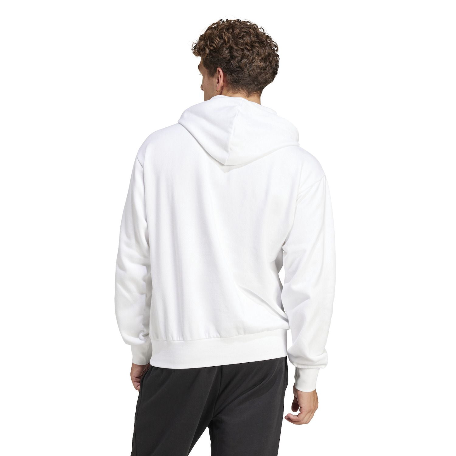Men's adidas Feel Cozy Pullover Fleece Hoodie Color: Tent Green Size: S