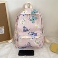 thumbnail image 4 of Sac à Dos Femme Imprimé Papillons Sacs d'École Multifonctionnels pour Sport (Bleu), 4 of 10