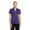 Purple, variant on Sport-Tek Women's 100 Percent Polyester Active Textured Polo. LST690