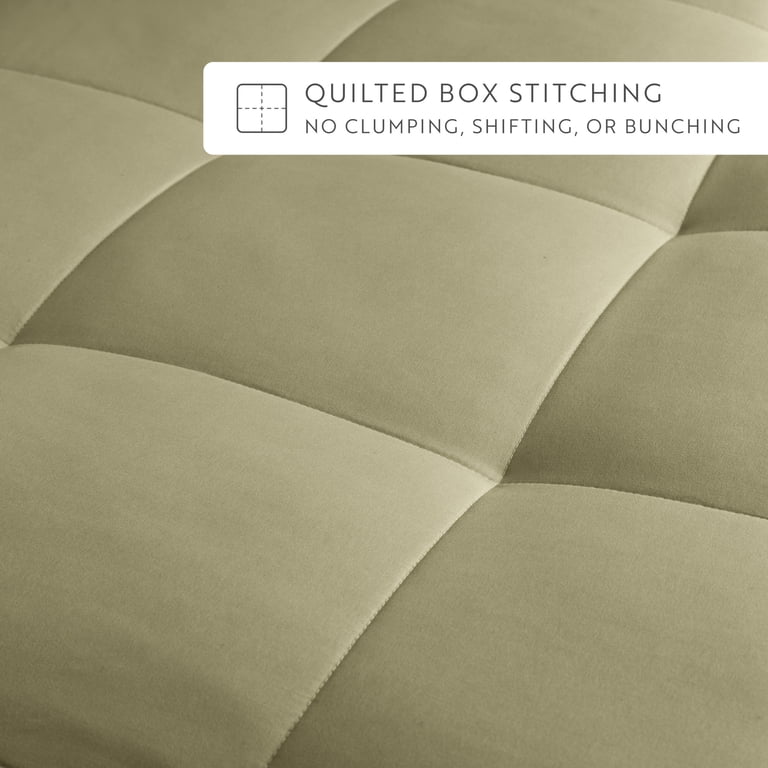 Comfort Canopy All-Season Reversible Comforter Set, Twin/Twin-XL, Sage Green photo 8