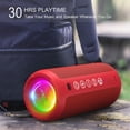 thumbnail image 4 of Altavoz Bluetooth Ortizan Portable IPX7 Resistente al Agua 24W Rojo, 4 of 7