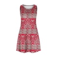 thumbnail image 4 of Edvintorg Summer Dresses for Women Fashion Floral Tshirt Sundress Casual Beach Dresses with Pockets Boho Tank Dress, 4 of 5