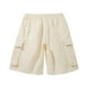 thumbnail image 4 of Pantalones cortos de trabajo holgados de secado rápido para hombre: 4 bolsillos de nailon, para exteriores/casuales, nailon/spandex, cintura elástica, XS-XXXXL, cintura de 71-129 cm, 4 of 4