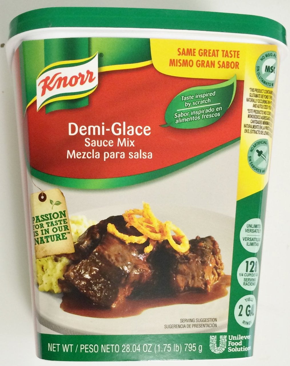 4 PACKS Knorr Demi Glace Sauce, 1.75 Pound