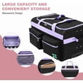 thumbnail image 5 of Dance Bag With Garment Rack, 27" Dance Garment Bags for Dancers Girls, Dance Costume Garment Bag with Wheels, Collapsible Rolling Garment Bags for Travel, Duffle Bag Luggage for Women and Men, 5 of 7