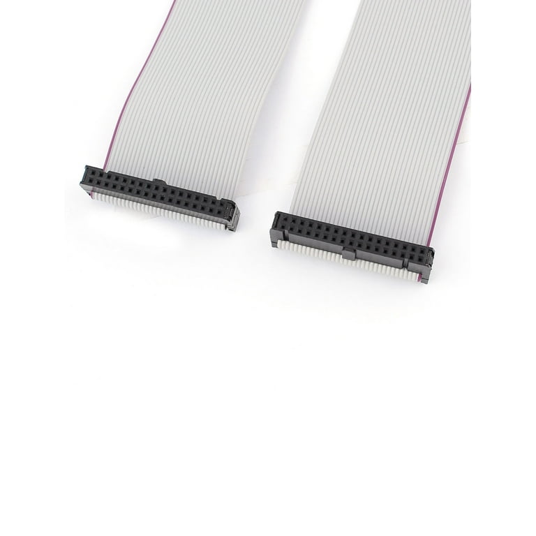 2.54mm Pitch 34 Pin F/F Connector IDC Flat Ribbon Cable 148cm Length