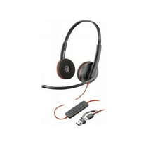 HP Poly Blackwire 3220 USB-C Wired Stereo Headset, Black