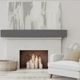 thumbnail image 6 of Ekena Millwork 4"H x 4"D x 72"W Pecky Cypress Faux Wood Fireplace Mantel, Aged Cedar, 6 of 17
