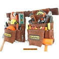 thumbnail image 5 of Graintex SS2965 20-Pockets Suede Leather Tool Apron for Builders, Electricians, Plumbers, Handymen, Contractors, 5 of 6