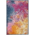 thumbnail image 2 of Nourison Passion Abstract Sunburst 1'10" x 2'10" Area Rug, (2x2), 2 of 8