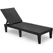 Dextrus Multi-Functional Patio Loungers Easy Assembly & Lightweight, Adjustable Outdoor Lounge Chairs, Elevate Your Patio Experience, Black