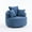 Blue, variant on PORKISS Oversized Swivel Accent Chair Barrel Chair, Crochet Yarn Upholstered Armchair with 3 Pillows, Round Armchair Leisure Sofa Chair for Living Room Office Lounge Hotel, Gray