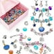 thumbnail image 1 of 60 piezas de joyería para niños, pulsera con dijes para niñas, kit de fabricación de joyas para niños, ideas de regalos para niñas adolescentes, 1 of 5