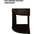 thumbnail image 3 of CONSDAN 4-Tier Corner Shelf, Solid Hickory Wood Corner Shelves Wall Mounted, Floating Corner Shelves for Wall, Wall Corner Shelf for Bedroom, Living Room, Bathroom, Kitchen, Dark Walnut, 3 of 6