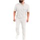 thumbnail image 1 of Conjunto de dos piezas Cagnkofi para hombre, transpirable, de verano, informal, de manga corta y pantalón largo, chándal de color liso., 1 of 5