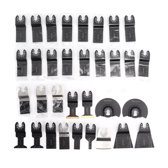 Accesorios para herramientas oscilantes NikouMX 35 Piezas Hoja Multiherramienta