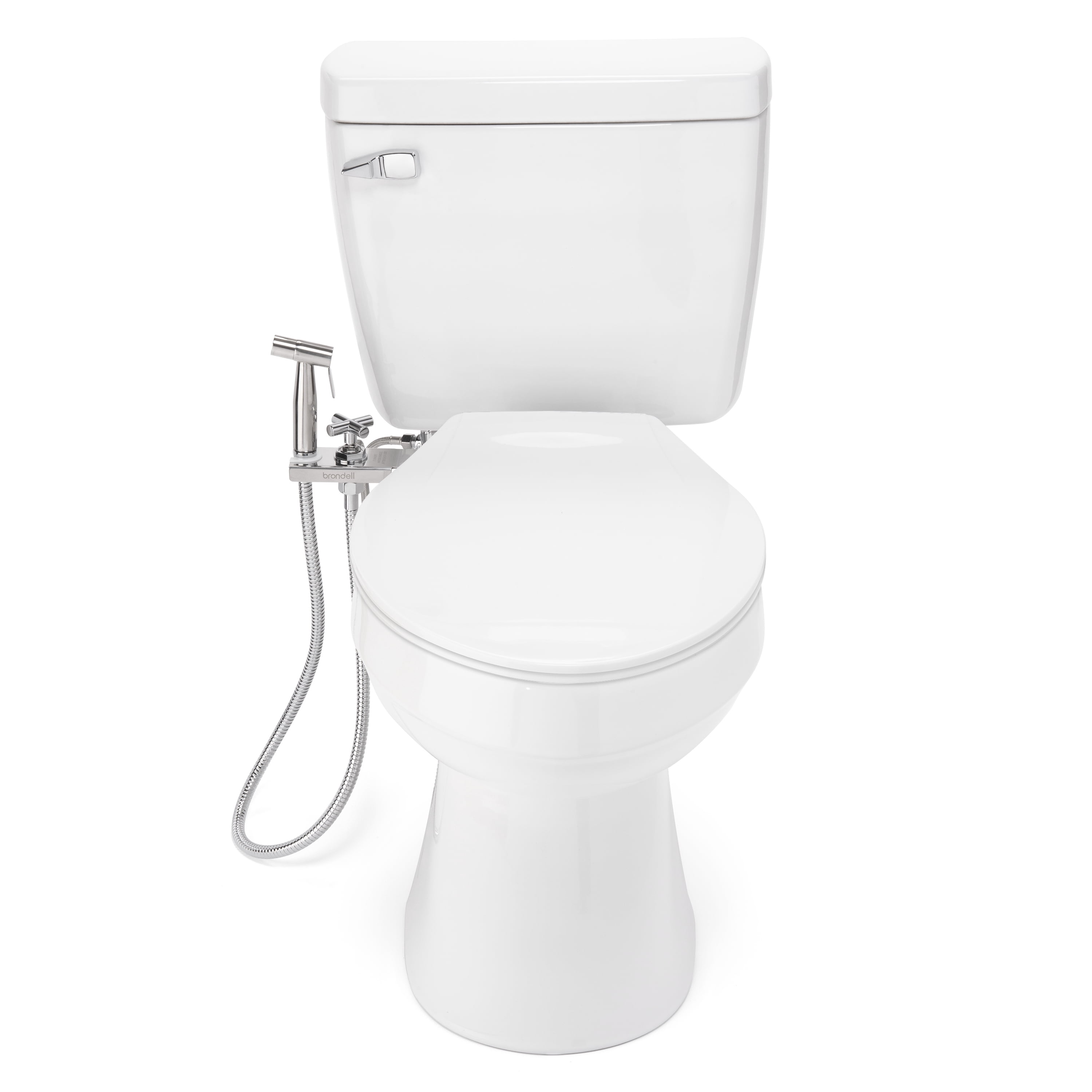 CleanSpa Luxury Hand-Held Bidet Holster with Integrated Shut Off, Stainless Steel