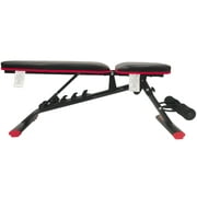 BalanceFrom Heavy Duty Adjustable and Foldable Utility Weight Bench, Lite, 800-Pound Capacity