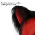 thumbnail image 4 of WZXFASHION Soft Furry Plush Animal Ear Hat with Braids Cozy Winter Warm Hat Cute Cosplay Headwear Accessory for Holiday Party, 4 of 7