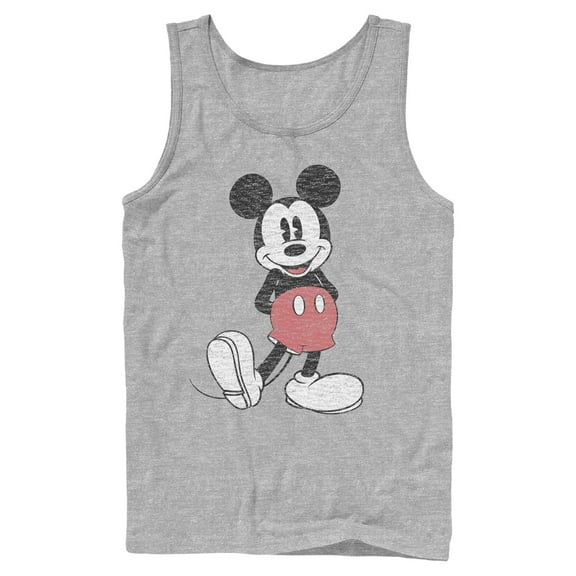 Mens Mickey & Friends Distressed Icon Pose Tank Top