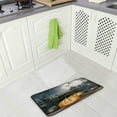 thumbnail image 4 of Coolnut Happy Halloween Pumpkin Kitchen Rugs 39×20 in,Non Slip Washable Cushioned Carpets Polyester AntiFatigue Comfort Porch Floor Mat Halloween Decoration, 4 of 7