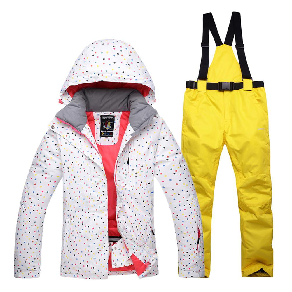 Details about   Winter Ski Suit Waterproof Windproof Snowboard Set Jacket and Pant Snow Jumpsuit 