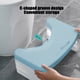 thumbnail image 5 of ¡Artículos en liquidación! Taburete de inodoro Topliu, taburete para hacer popó en cuclillas, orinal, taburete de baño, escalones auxiliares para inodoro, taburete de escalón, apto para todos los, 5 of 8