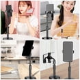 thumbnail image 4 of HONMEET Stable Desk Phone Stand Black Plastic Adjustable Holder for Mobile Phones, 4 of 8