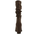 thumbnail image 3 of Marc Fisher Womens Galley Faux Suede Slouchy Mid-Calf Boots, 3 of 3